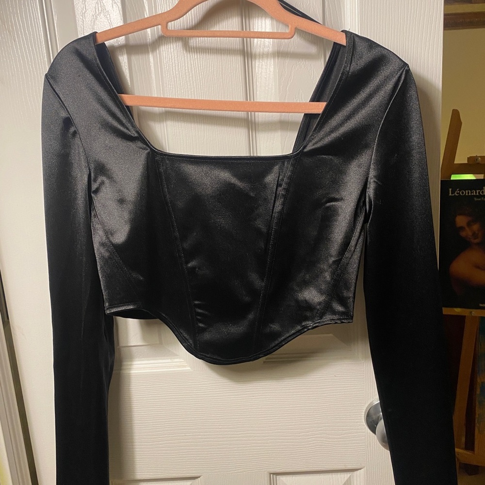 Super cute Silk corset top
